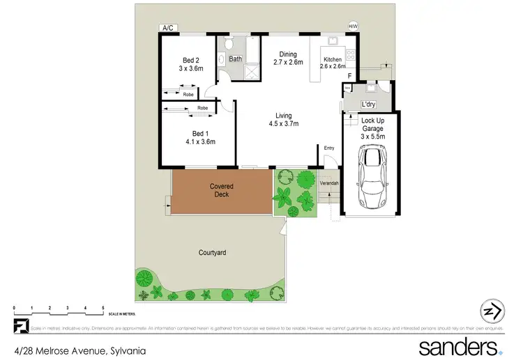 Floorplan of Homely villa listing, 4/28-30 Melrose Avenue, Sylvania NSW 2224