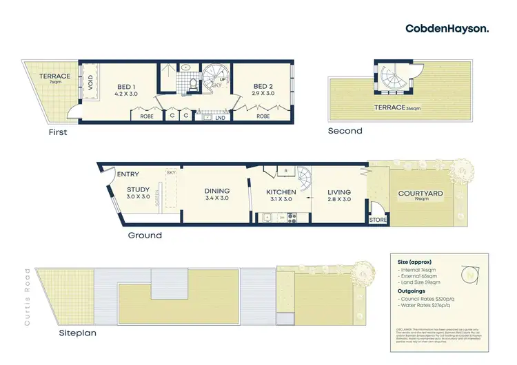 Floorplan of Homely house listing, 99 Curtis Road, Balmain NSW 2041