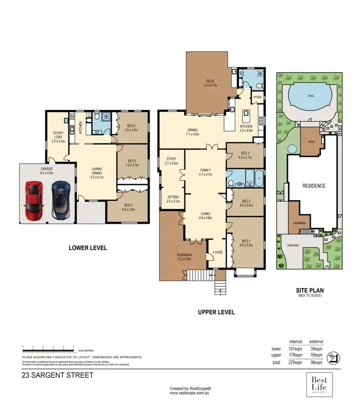Floorplan of Homely house listing, 23 Sargent Street, New Farm QLD 4005