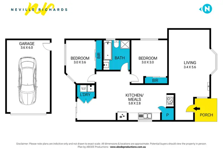 Floorplan of Homely unit listing, 4/65 Stevens Street, Portarlington VIC 3223
