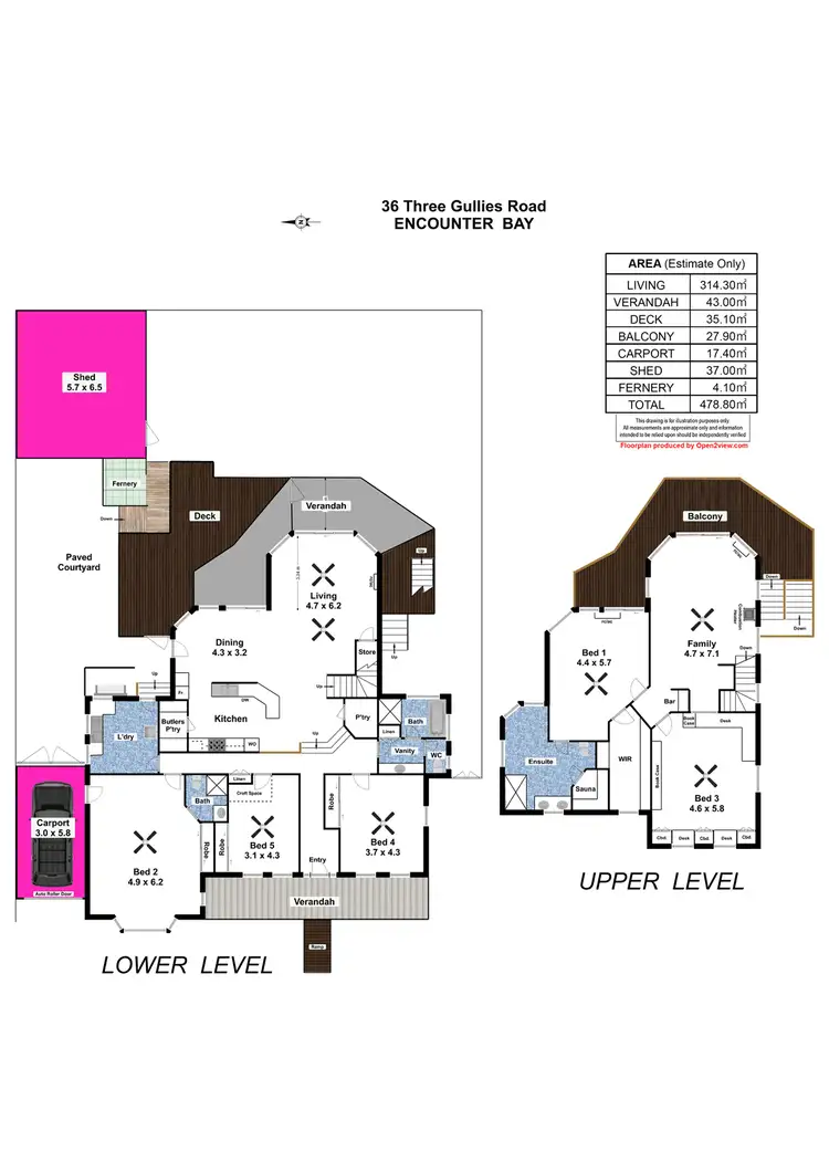 Floorplan of Homely house listing, 36 Three Gullies Road, Encounter Bay SA 5211