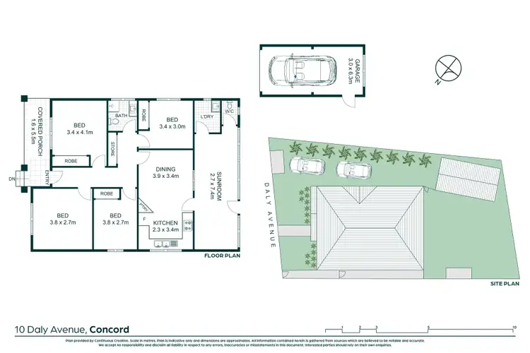 Floorplan of Homely house listing, 10 Daly Avenue, Concord NSW 2137