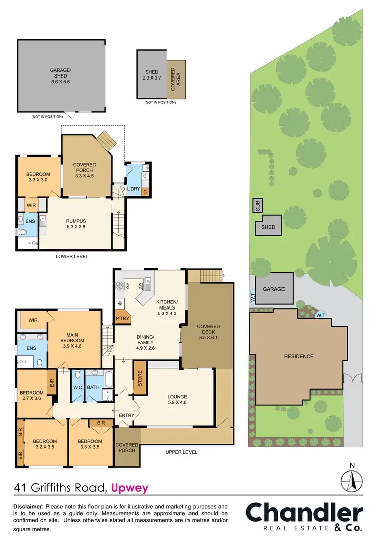 Floorplan of Homely house listing, 41 Griffiths Road, Upwey VIC 3158