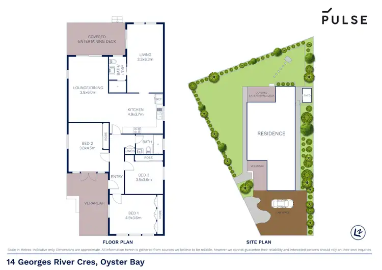 Floorplan of Homely house listing, 14 Georges River Crescent, Oyster Bay NSW 2225