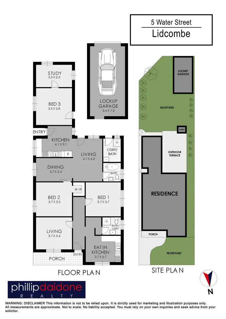 Floorplan of Homely house listing, 5 Water Street, Lidcombe NSW 2141