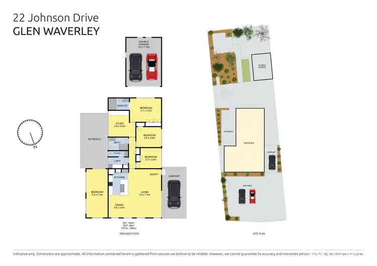 Floorplan of Homely house listing, 22 Johnson Drive, Glen Waverley VIC 3150