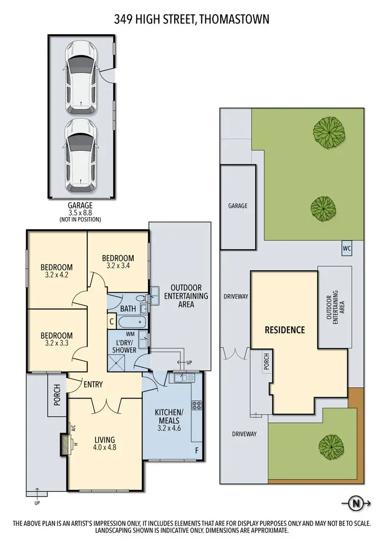 Floorplan of Homely house listing, 349 High Street, Thomastown VIC 3074