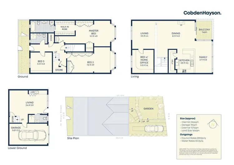 Floorplan of Homely house listing, 6-8 St Marys Street, Balmain East NSW 2041
