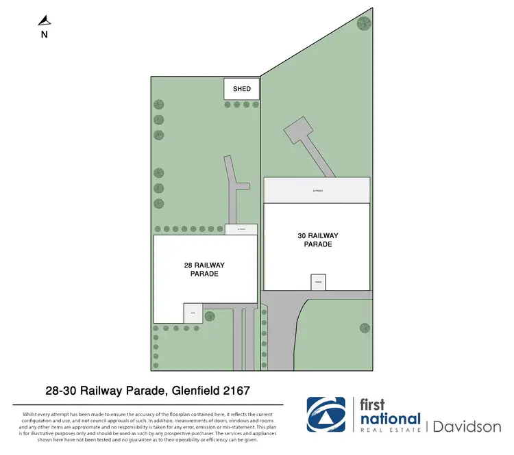 Floorplan of Homely house listing, 30 Railway Parade, Glenfield NSW 2167