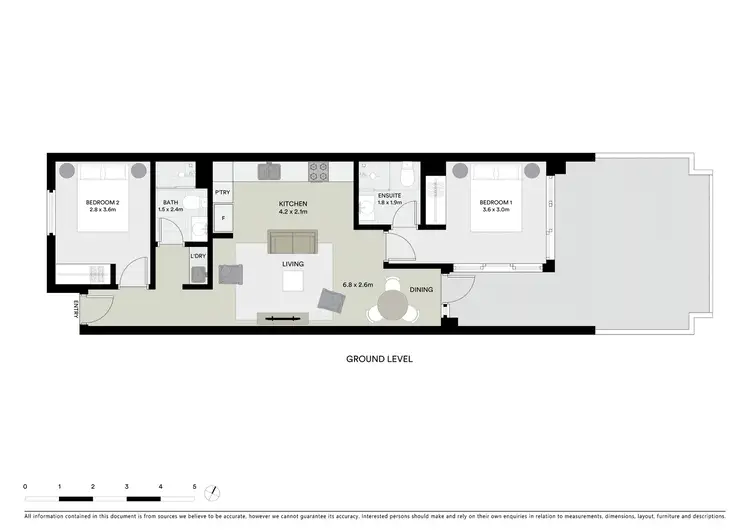 Floorplan of Homely unit listing, 18/55 Currong Street, Braddon ACT 2612