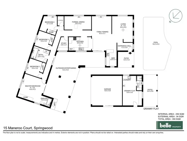 Floorplan of Homely house listing, 15 Maneroo Court, Springwood QLD 4127