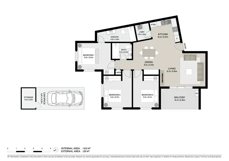 Floorplan of Homely unit listing, 5/356 Railway Terrace, Guildford NSW 2161