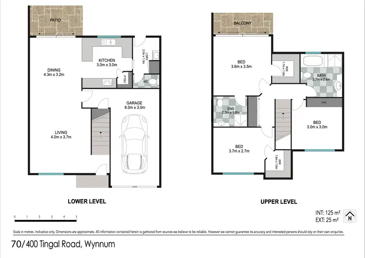 Floorplan of Homely townhouse listing, 70/400 Tingal Road, Wynnum QLD 4178