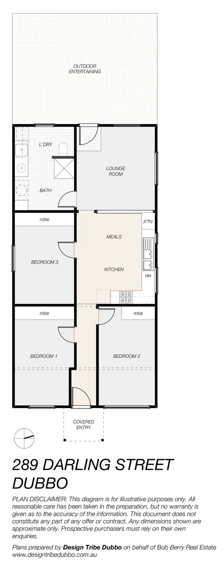 Floorplan of Homely house listing, 289 Darling Street, Dubbo NSW 2830