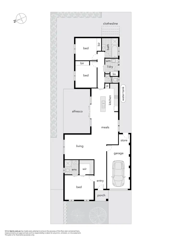 Floorplan of Homely house listing, 14 Muriel Stewart Circuit, Bonner ACT 2914