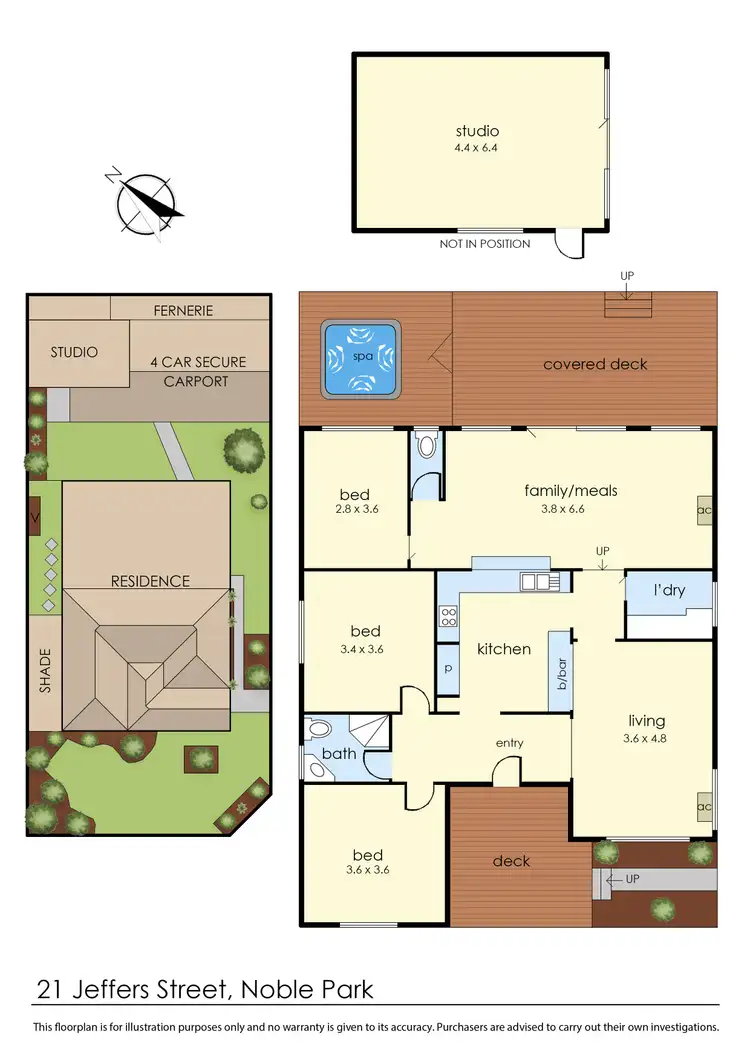 Floorplan of Homely house listing, 21 Jeffers Street, Noble Park VIC 3174