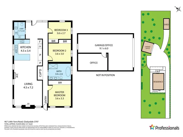 Floorplan of Homely house listing, 467 Little Yarra Road, Gladysdale VIC 3797