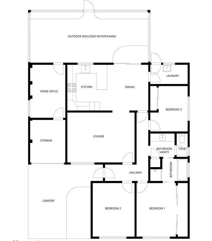 Floorplan of Homely house listing, 5 Light Place, Dubbo NSW 2830