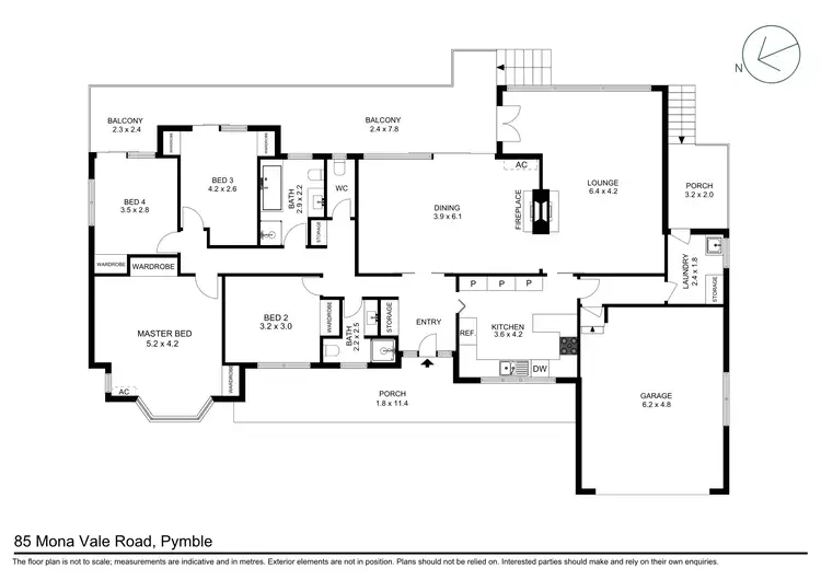 Floorplan of Homely house listing, 85 Mona Vale Road, Pymble NSW 2073