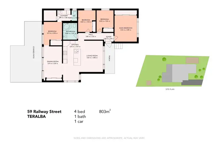 Floorplan of Homely house listing, 59 Railway Street, Teralba NSW 2284
