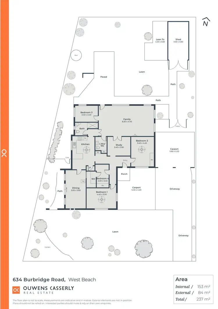 Floorplan of Homely house listing, 634 Burbridge Road, West Beach SA 5024