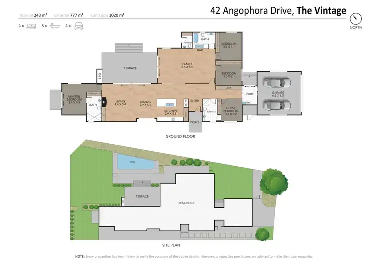 Floorplan of Homely house listing, 42 Angophora Drive, Pokolbin NSW 2320