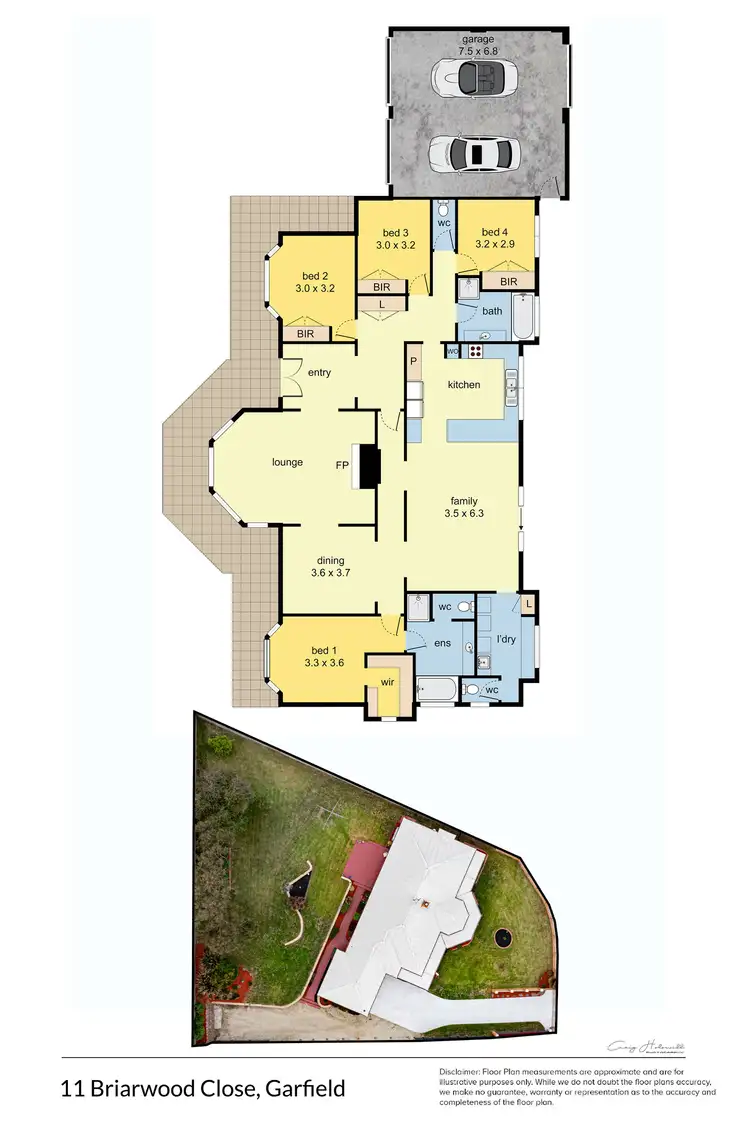 Floorplan of Homely house listing, 11 Briarwood Close, Garfield VIC 3814
