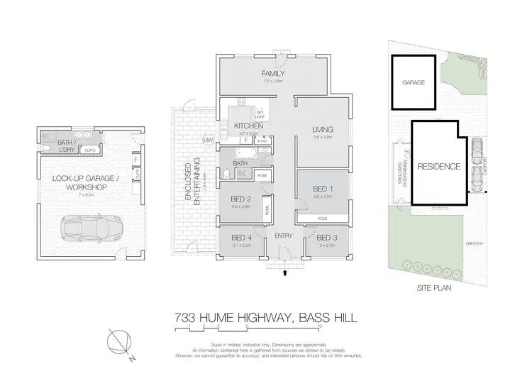 Floorplan of Homely house listing, 733 Hume Highway, Bass Hill NSW 2197
