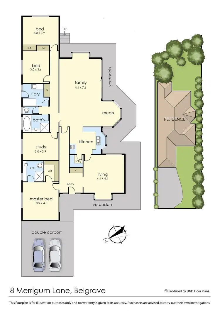 Floorplan of Homely house listing, 8A Merrigum Lane, Belgrave VIC 3160