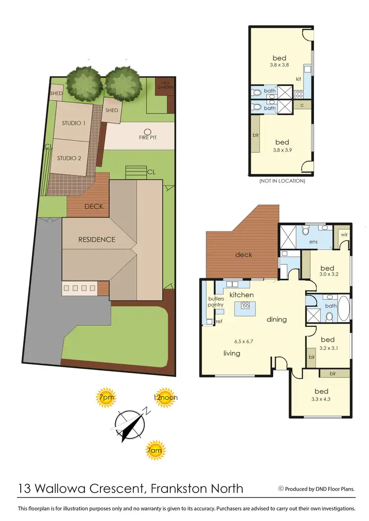 Floorplan of Homely house listing, 13 Wallowa Crescent, Frankston North VIC 3200