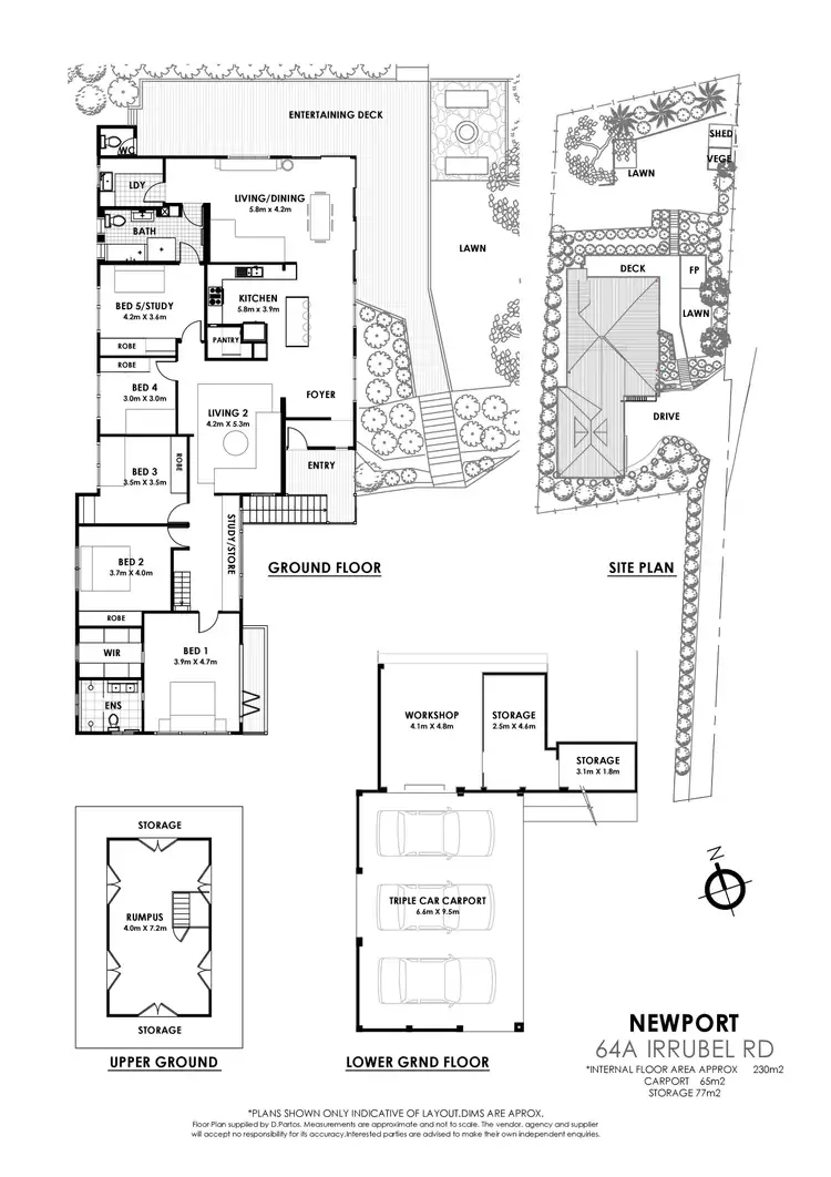 Floorplan of Homely house listing, 64A Irrubel Road, Newport NSW 2106
