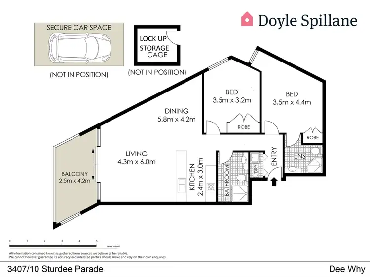 Floorplan of Homely apartment listing, 3407/10 Sturdee Parade, Dee Why NSW 2099
