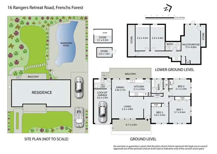 Floorplan of Homely house listing, 16 Rangers Retreat Road, Frenchs Forest NSW 2086
