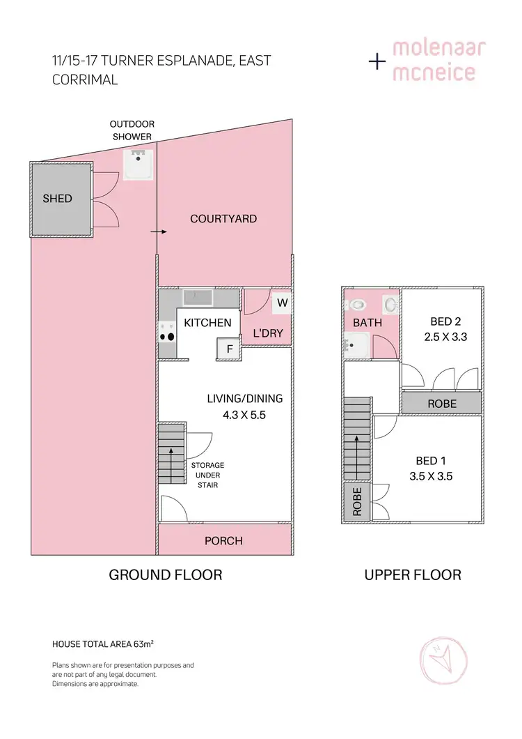 Floorplan of Homely townhouse listing, 11/15-17 Turner Esplanade, East Corrimal NSW 2518