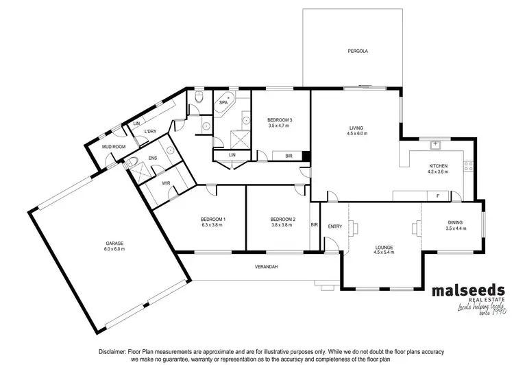 Floorplan of Homely house listing, 14 Ibis Street, Mount Gambier SA 5290