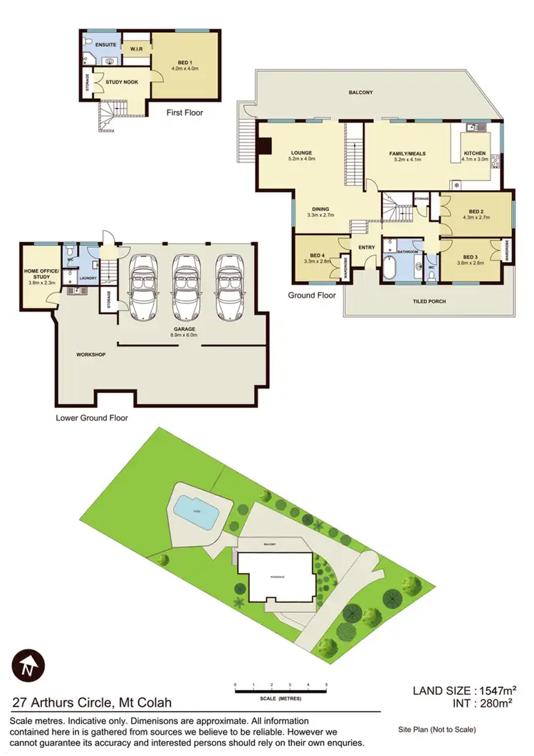 Floorplan of Homely house listing, 27 Arthurs Circle, Mount Colah NSW 2079