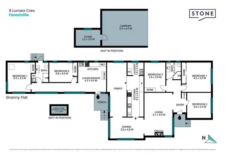 Floorplan of Homely house listing, 9 Lurnea Crescent, Forestville NSW 2087