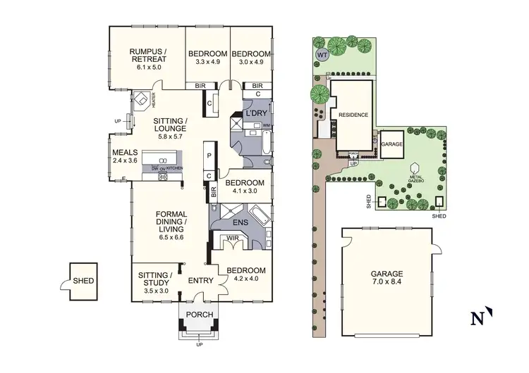 Floorplan of Homely house listing, 27A Forest Street, Yarra Glen VIC 3775
