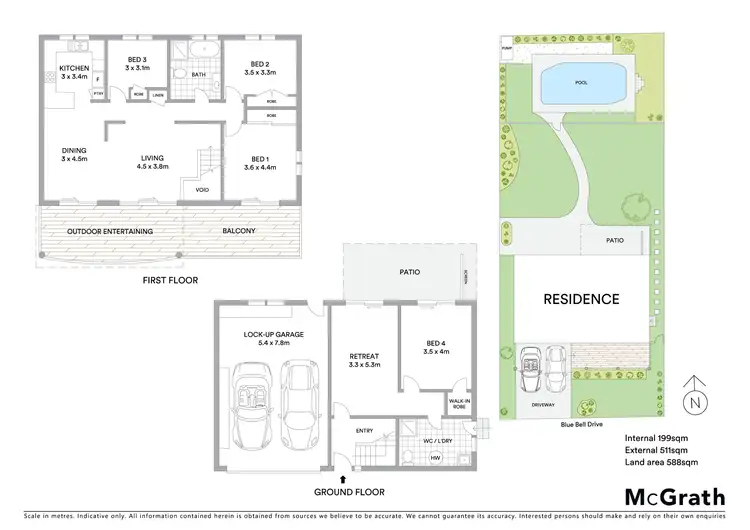 Floorplan of Homely house listing, 49 Blue Bell Drive, Wamberal NSW 2260