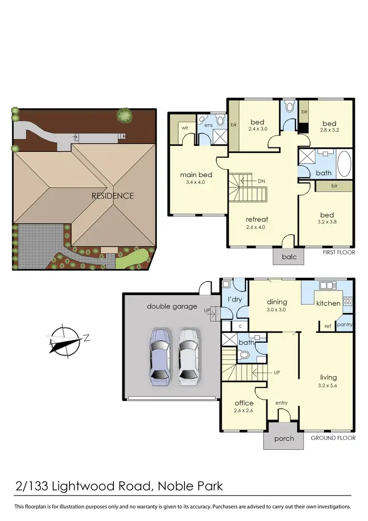 Floorplan of Homely house listing, 2/133 Lightwood Road, Noble Park VIC 3174