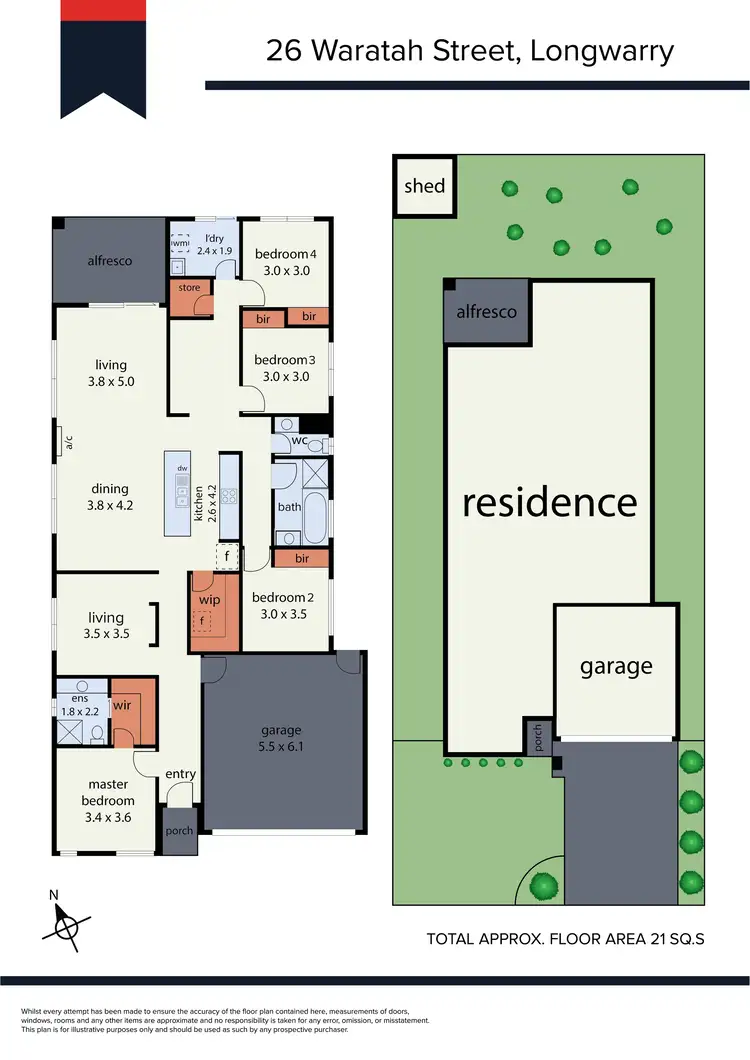 Floorplan of Homely house listing, 26 Waratah Street, Longwarry VIC 3816