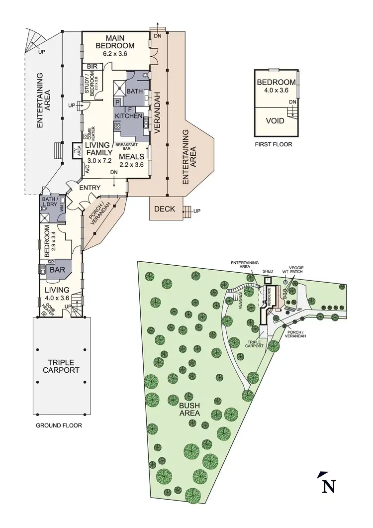 Floorplan of Homely house listing, 225 Silvan Road, Wattle Glen VIC 3096