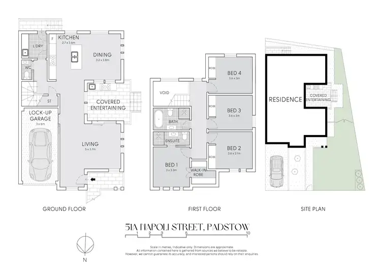 Floorplan of Homely semi-detached listing, 51A Napoli Street, Padstow NSW 2211