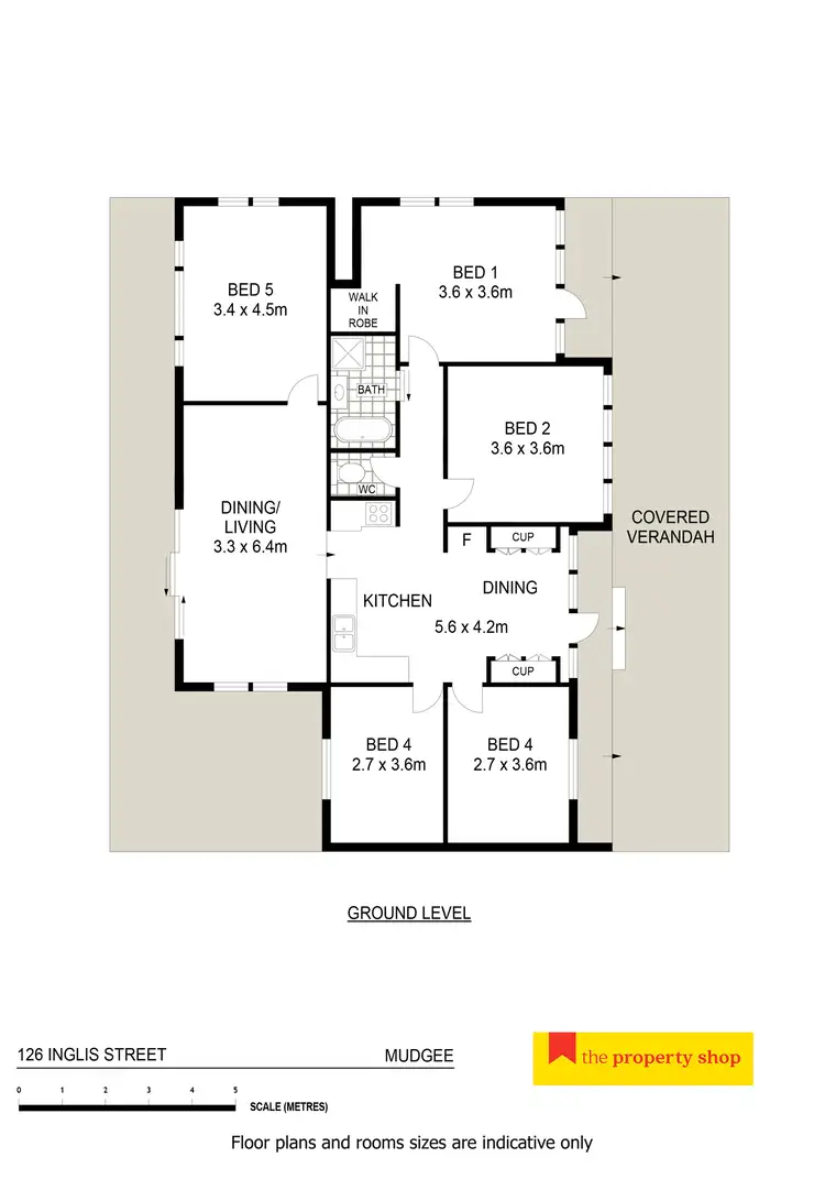 Floorplan of Homely house listing, 126 Inglis Street, Mudgee NSW 2850
