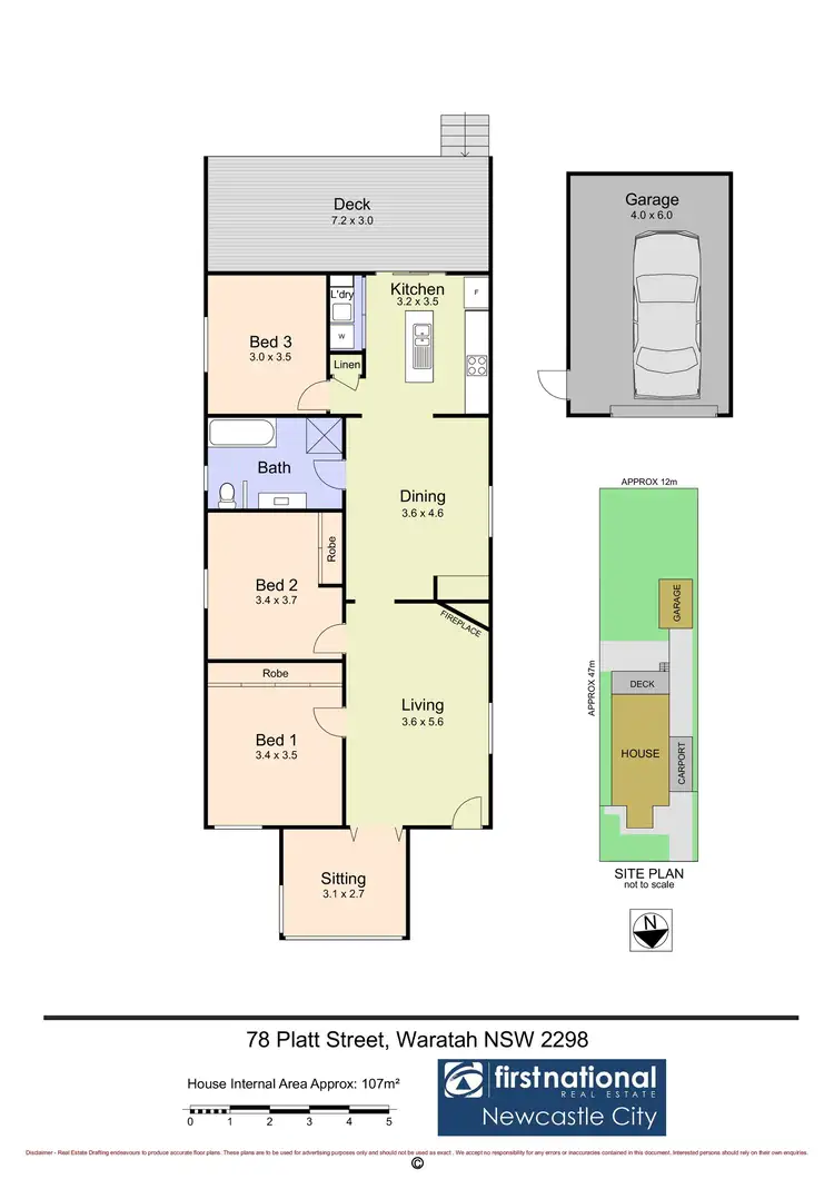 Floorplan of Homely house listing, 78 Platt Street, Waratah NSW 2298