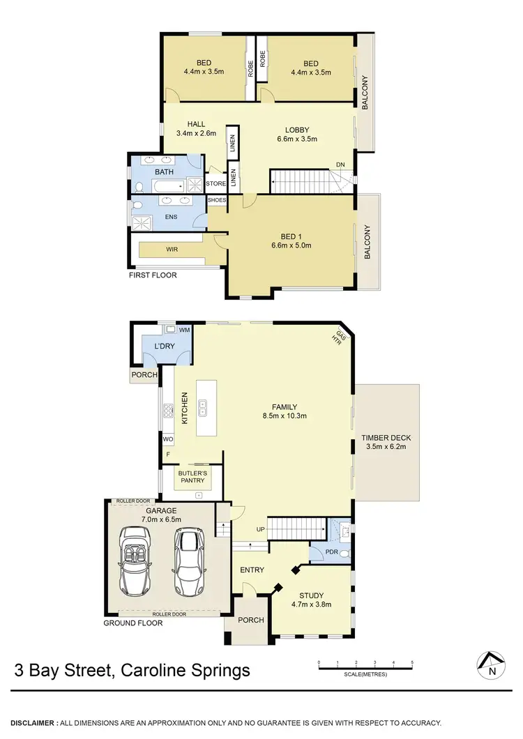 Floorplan of Homely house listing, 3 Bay Street, Caroline Springs VIC 3023