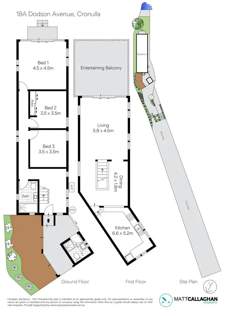 Floorplan of Homely house listing, 18a Dodson Avenue, Cronulla NSW 2230