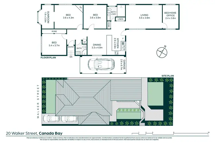 Floorplan of Homely house listing, 20 Walker Street, Canada Bay NSW 2046