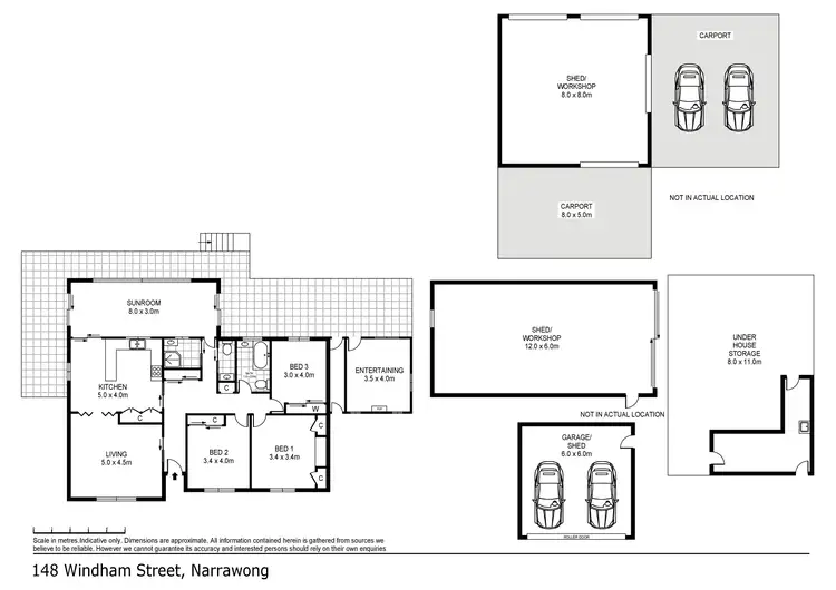 Floorplan of Homely house listing, 148 Windham Street, Narrawong VIC 3285
