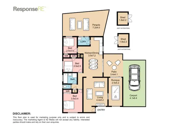 Floorplan of Homely house listing, 13 Elouera Court, Claremont Meadows NSW 2747